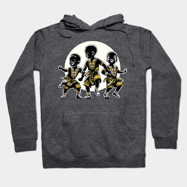 Afrocentric Kids Hoodie by Graceful Designs